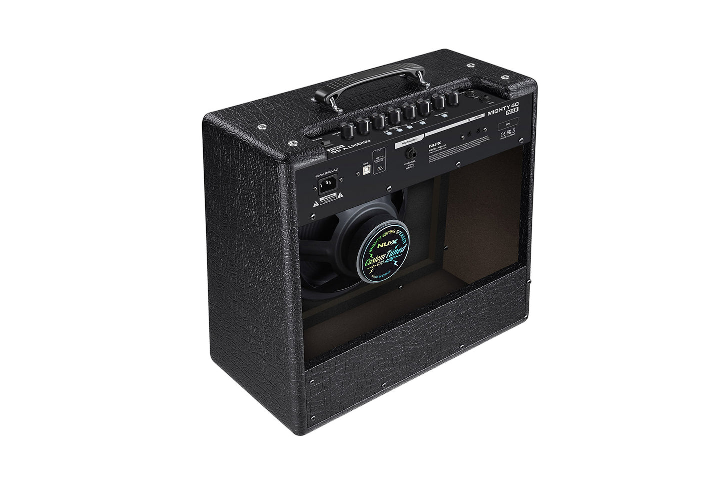 NUX MIGHTY-40MKII 40W 7-Channel Modeling Electric Guitar Combo Amp with Bluetooth, Black