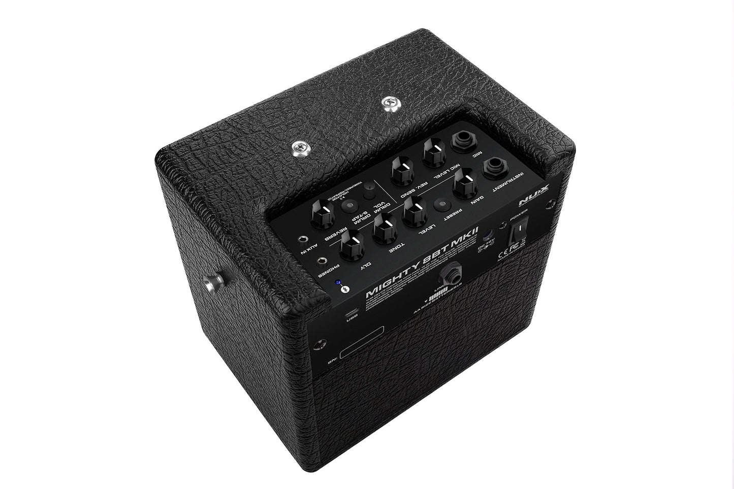 NUX MIGHTY-8BT-MKII 8W Portable Modeling Amp With Bluetooth, Black