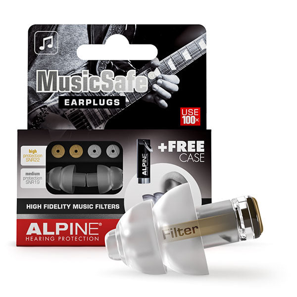 Alpine Hearing Protection MusicSafe Earplugs for Musicians