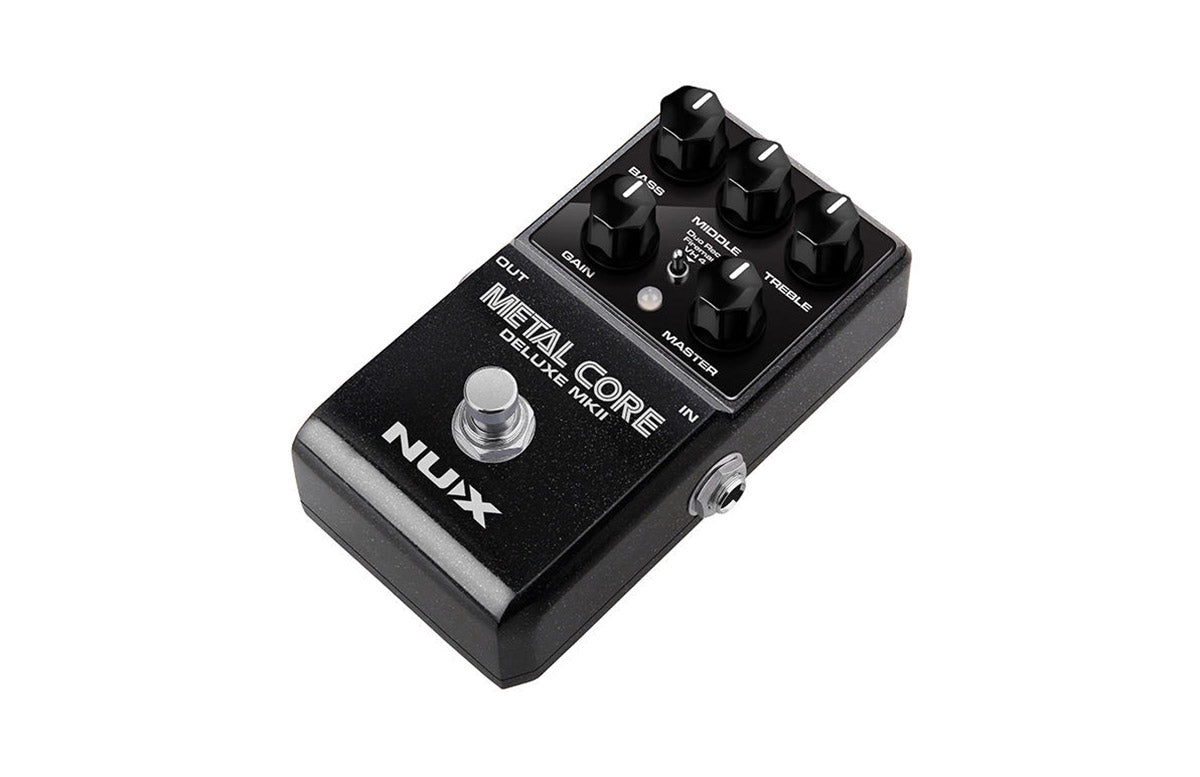 NUX METALCORE-DELUXE-MKII Hi Gain Distortion with 3 Amps / IRs True Bypass Effects Pedal