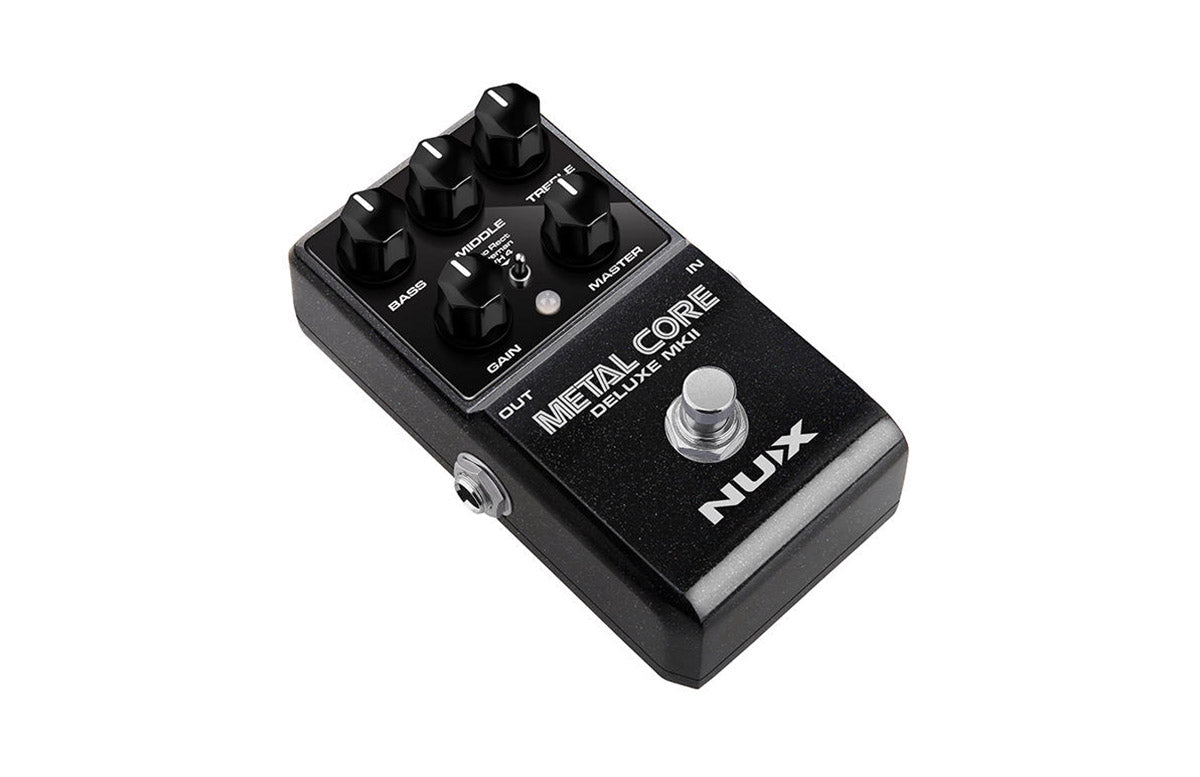 NUX METALCORE-DELUXE-MKII Hi Gain Distortion with 3 Amps / IRs True Bypass Effects Pedal