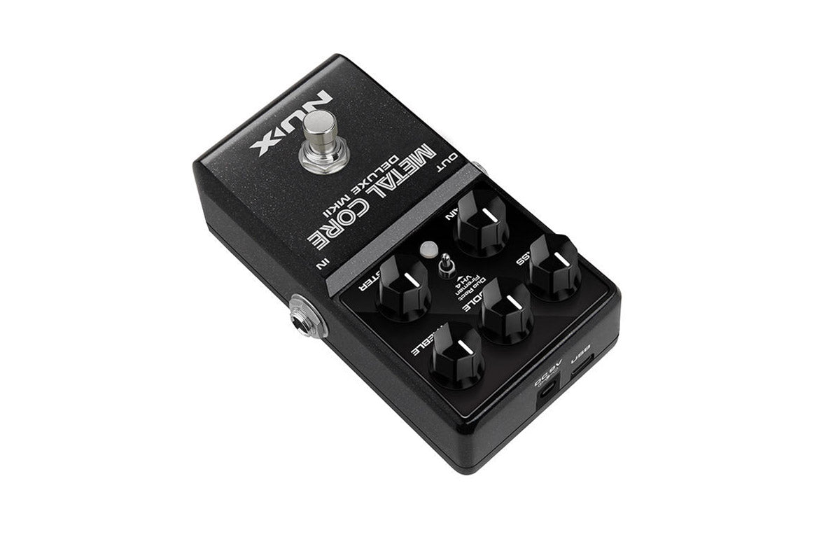 NUX METALCORE-DELUXE-MKII Hi Gain Distortion with 3 Amps / IRs True Bypass Effects Pedal