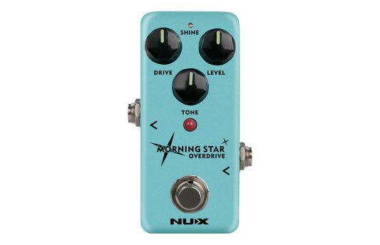 NuX Mini Core Series Morning Star Blues-Break Overdrive Guitar Effects Pedal NOD-3