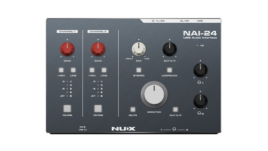 NuX NAI-24 2-In / 4-Out USB Audio Interface