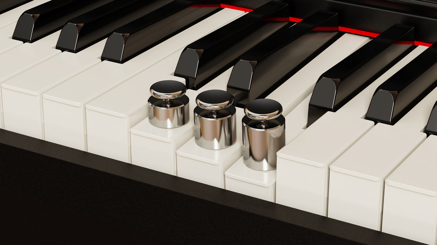 NUX NCK-330 88-Key Digital Piano with Bluetooth, Black