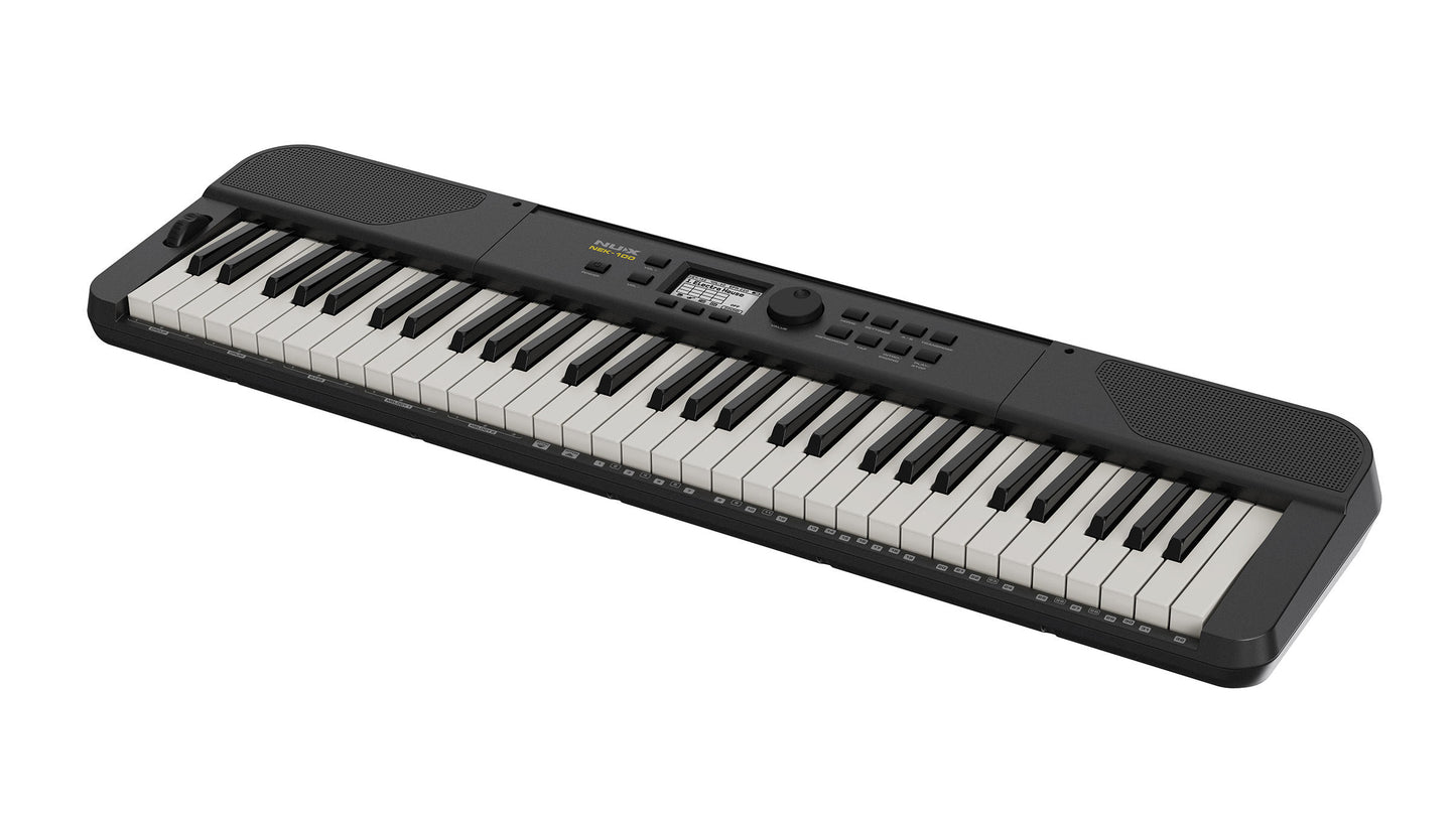 NUX NEK-100 61-Key Portable Keyboard with Touch Response, Rechargeable Battery & Bluetooth