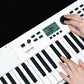 NUX NEK-110 61-Key Portable Keyboard with 700 Tones, White