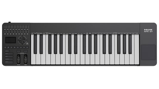 NUX NTK-37 37-Key MIDI Keyboard Controller, Black