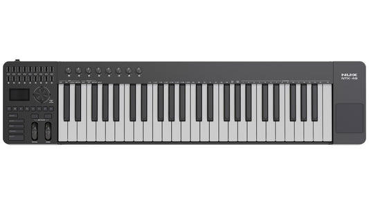 NUX NTK-49 49-Key MIDI Keyboard Controller, Black