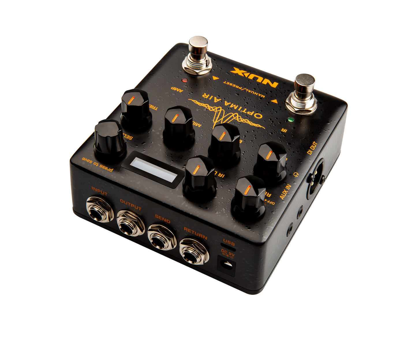 NuX Dual-Switch Acoustic Guitar Simulator OPTIMA-AIR