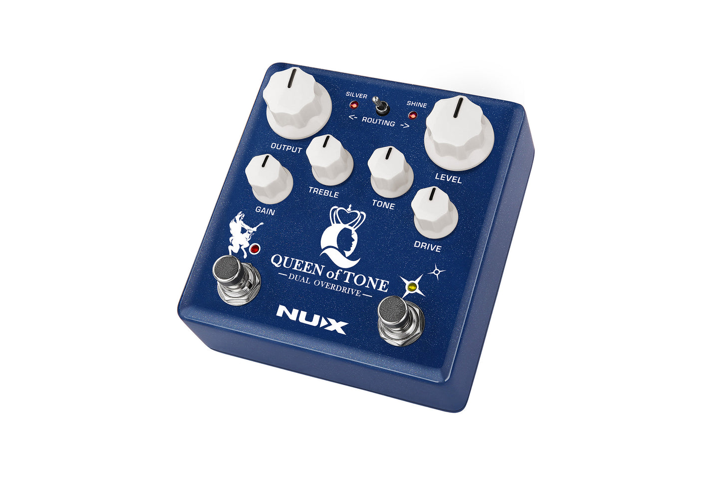 NUX NDO-6 Queen Of Tone Dual Overdrive Effects Pedal