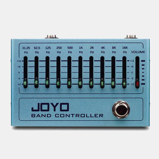 Joyo Technologies Band Controller Equalizer 10 Band EQ Pedal for Guitar & Bass R-12