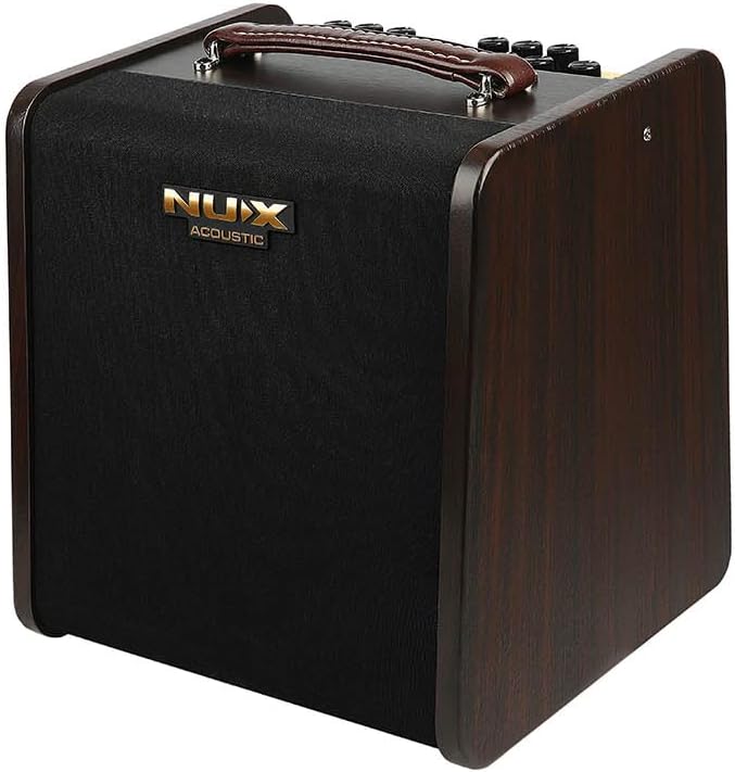 NUX STAGEMAN-II AC-80 80W Battery Powered 1 x 6.5" Acoustic Guitar Amplifier With Looper & Bluetooth