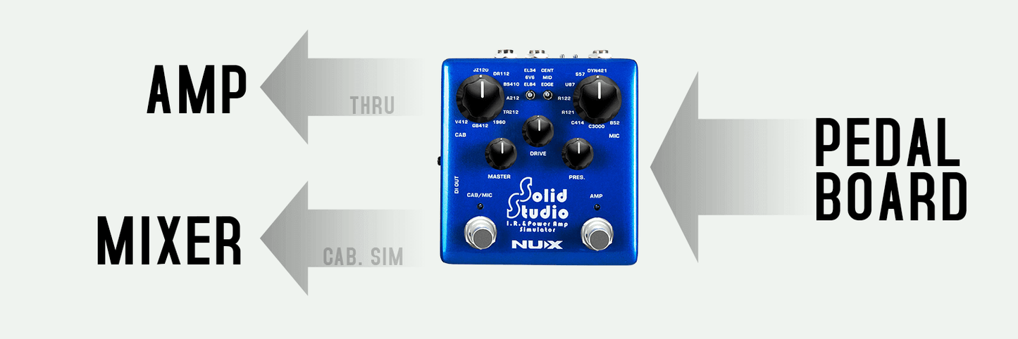 NuX Solid Studio IR & Power Amp Simulator