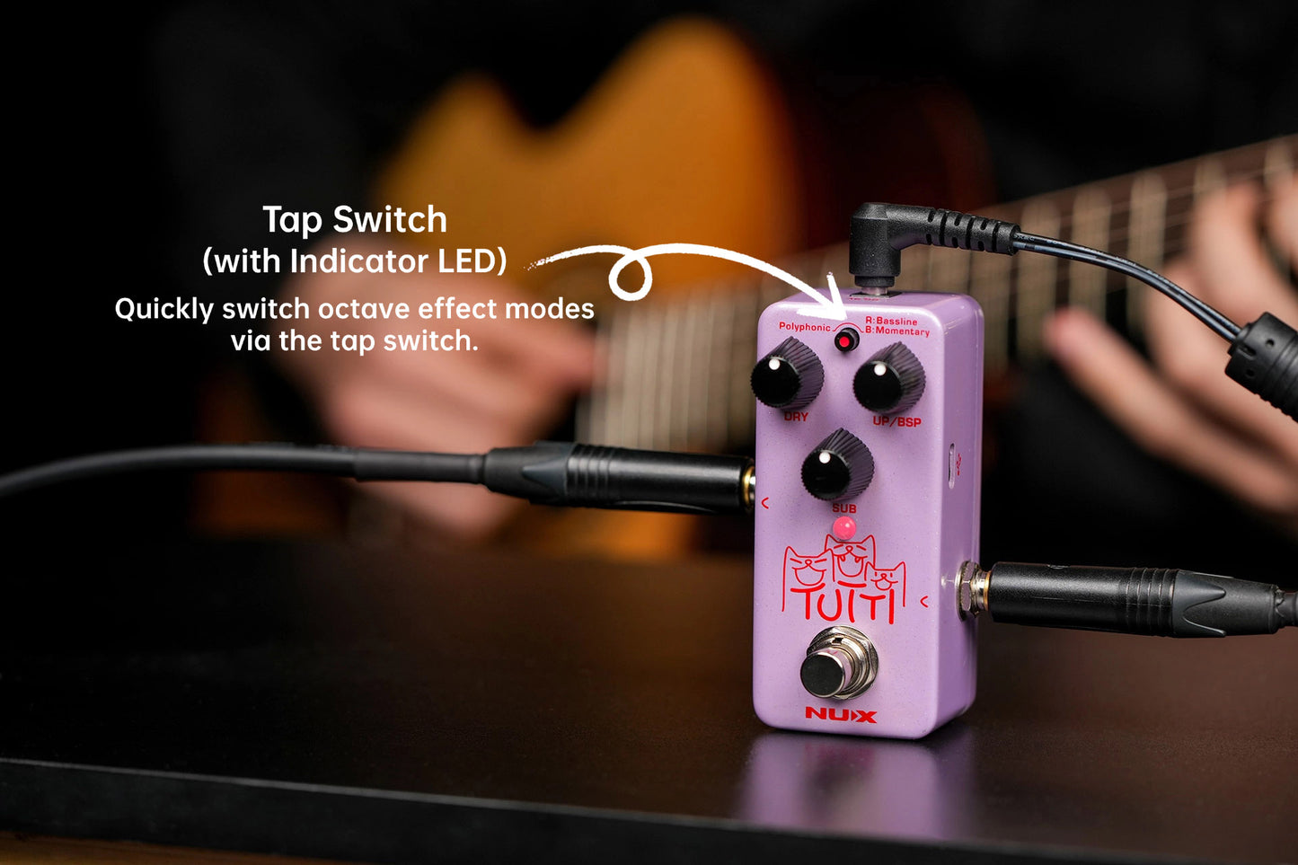 NUX TUTTI Polyphonic Octave Pedal NPO-2