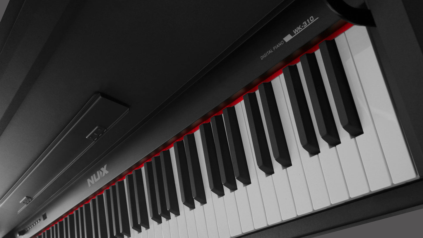 NUX WK-310 88-Key Digital Piano w/ Stand, Pedal & Bluetooth