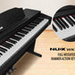 NUX WK-400 88-Key Digital Piano With Dynamic Curves, Black