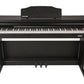 NUX WK-520 Upright 88-Key Digital Piano With 4 Dynamic Curves, Dark Wood Finish