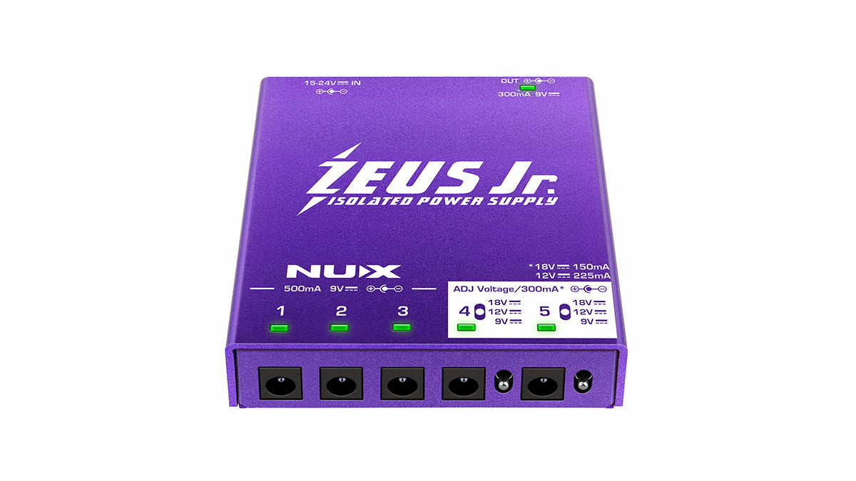 NUX ZEUS-JR  All-Isolated 6-Outputs Power Supply