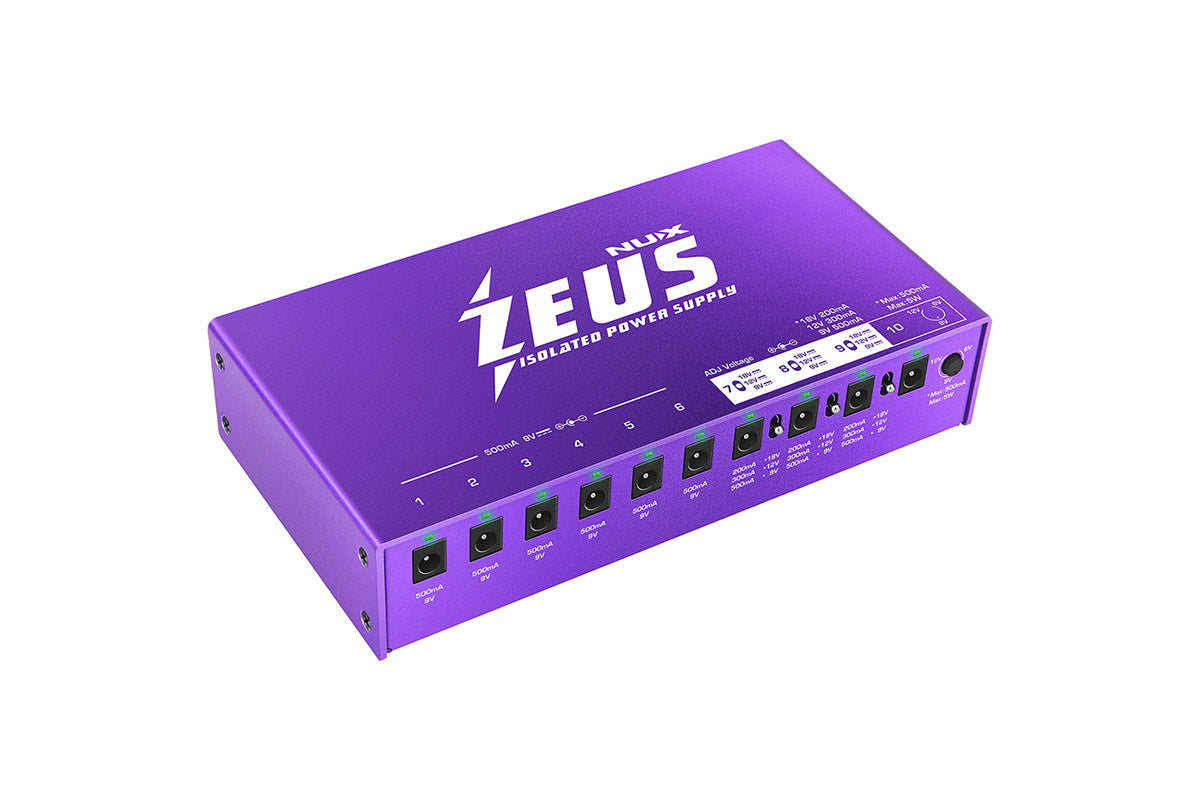 NUX ZEUS All-Isolated Guitar Pedal Power Supply