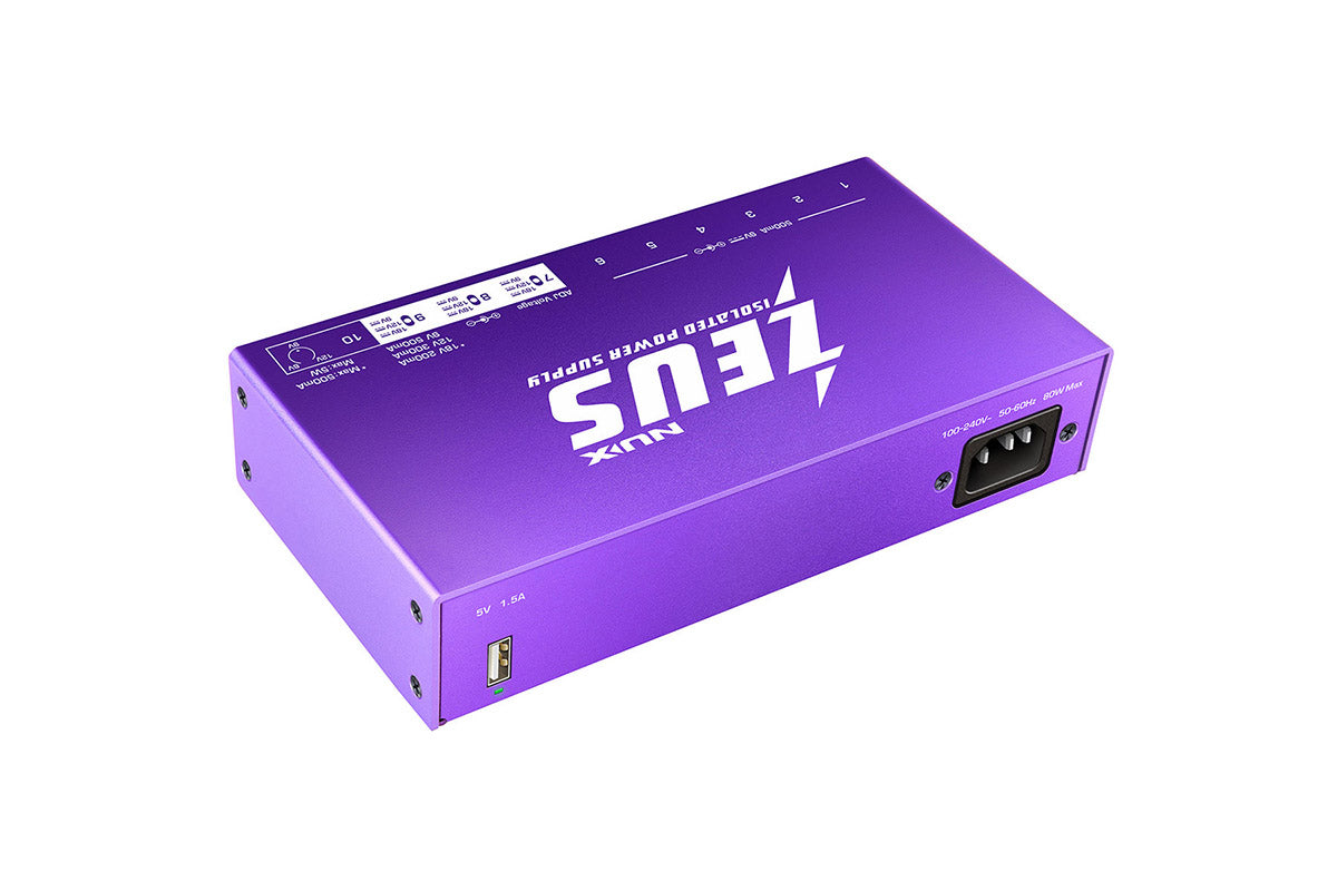 NUX ZEUS All-Isolated Guitar Pedal Power Supply