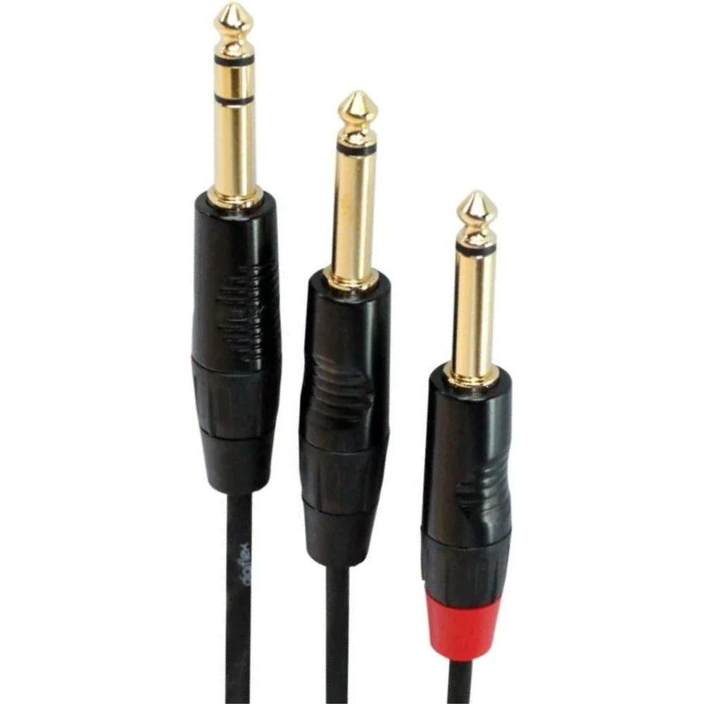 Digiflex HIN-1S-2P Performance Series Insert 1/4" Y Cables