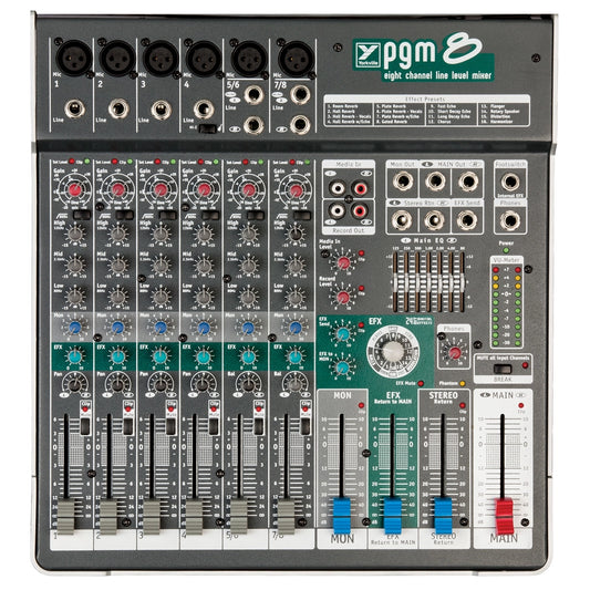 Yorkville Sound 8-Channel Passive Mixer PGM8