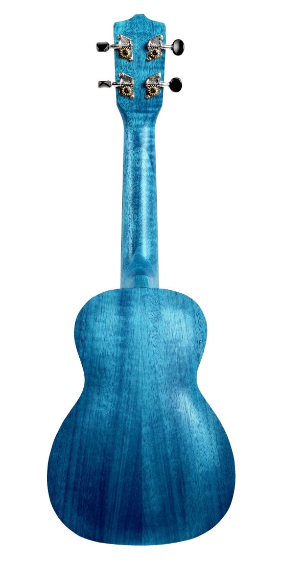 Leho Xtreme Mahogany Concert Ukulele - Blue Sea