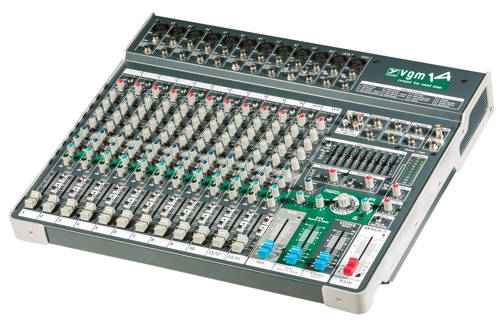 Yorkville Sound 14 Channel Compact Desk Mixer VGM14