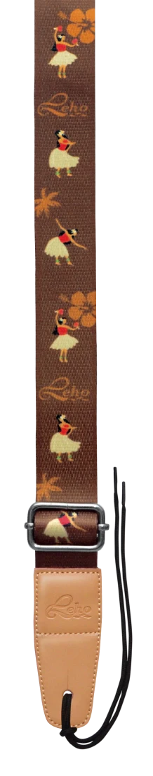 Leho Colourful Ukulele Strap - Art Dancing Hula Girls LH-STR-ADHG