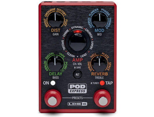 Line 6 Pod Express Guitar Ultra-Portable Amp and Effects Processor