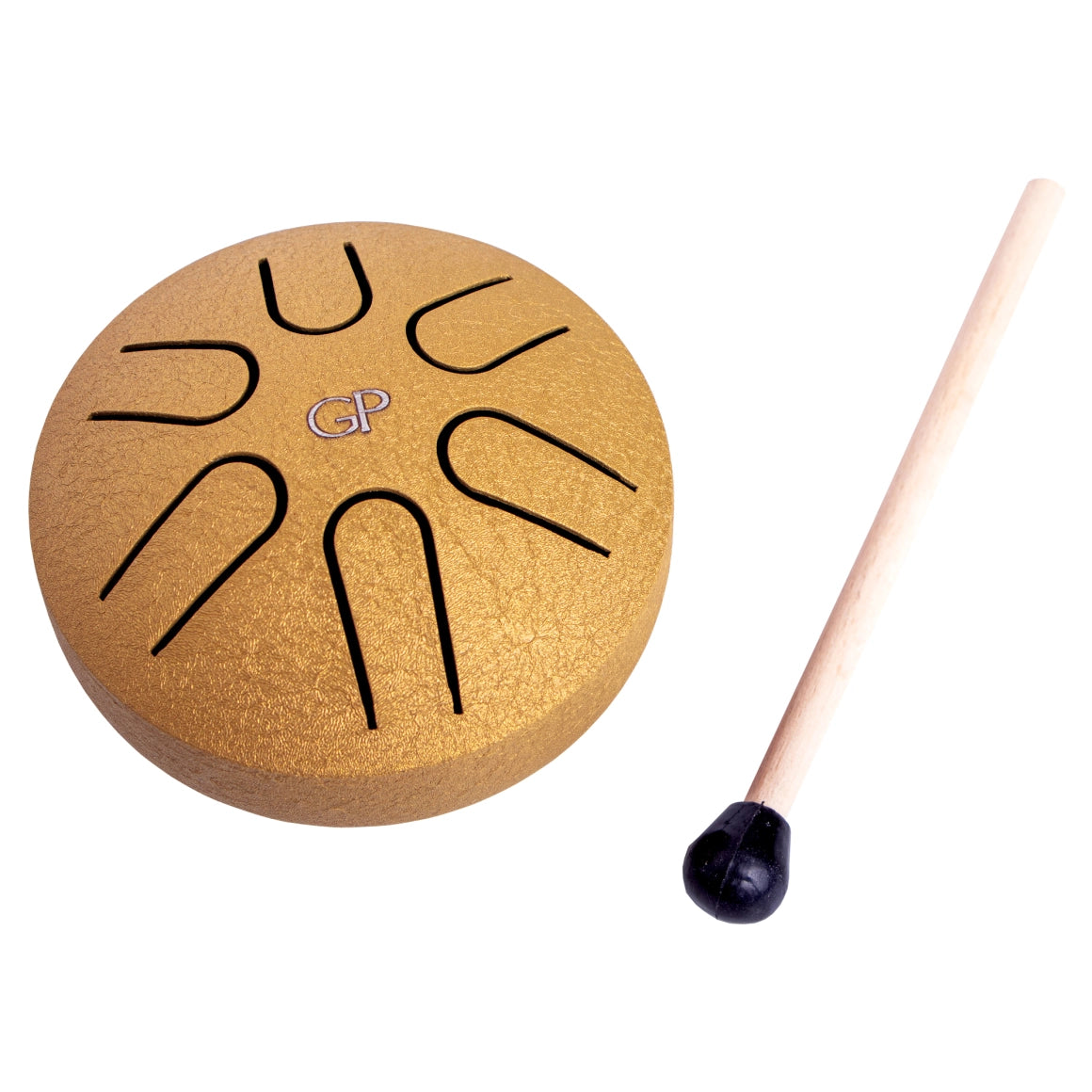 Granite Percussion 3'' 6-Note Tongue Drum - Gold GP-TD3G