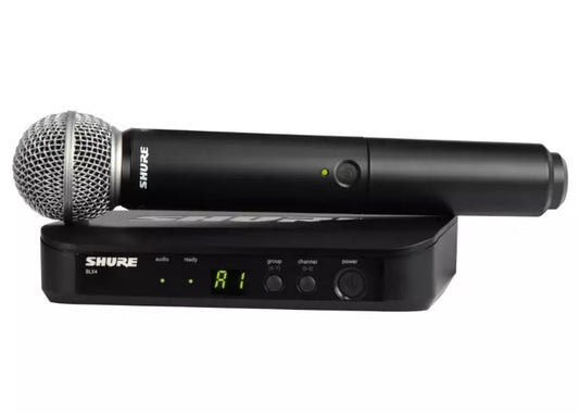 Shure BLX24/SM58 Dual Wireless Handheld Microphone Set