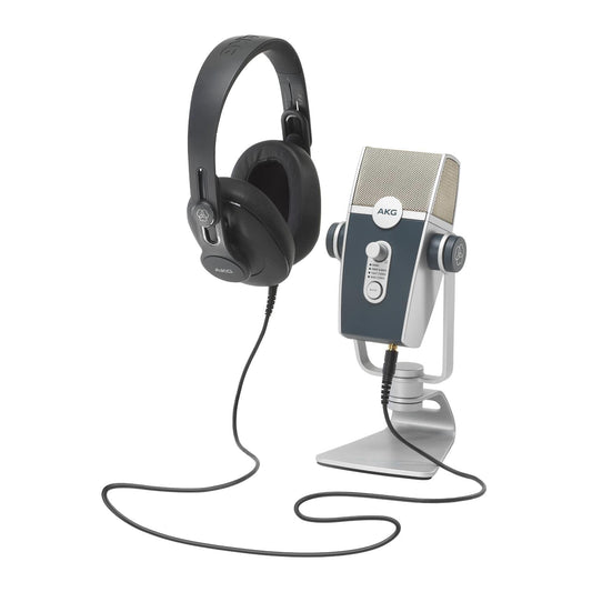 AKG Podcaster Essentials Lyra USB Microphone And K371 Headphones - Rockit Music Canada