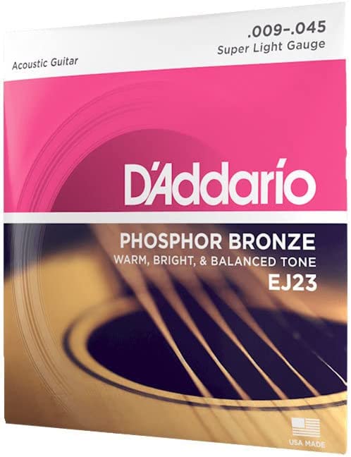 D'Addario Phosphor Bronze Acoustic Guitar Strings