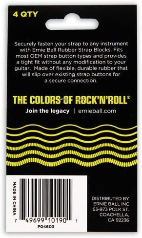 Ernie Ball Strap Blocks - 4 Pack