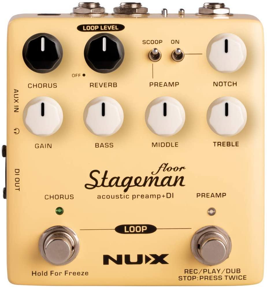 NUX Stageman Floor Acoustic Preamp & DI - Rockit Music Canada
