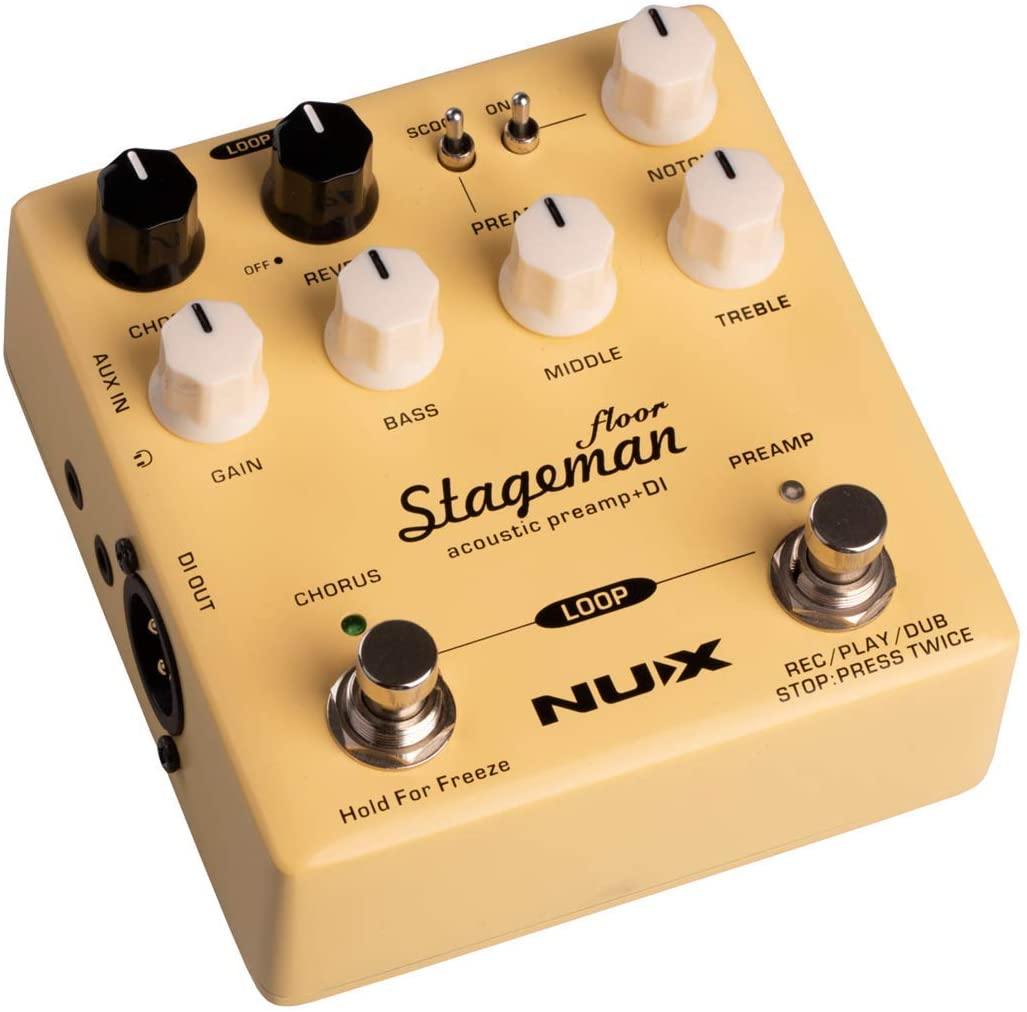 NUX Stageman Floor Acoustic Preamp & DI - Rockit Music Canada