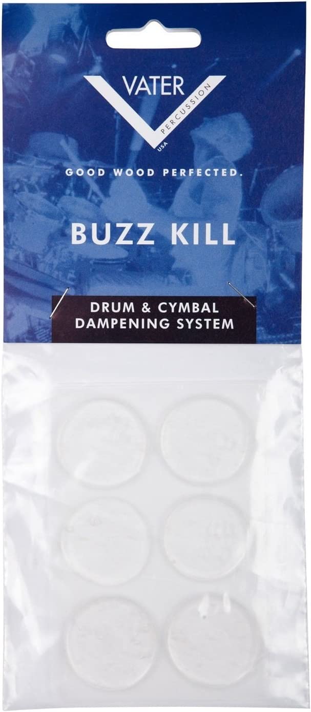 Vater Percussion Buzz Kill Drum / Cymbal Damper VBUZZ 6-Pack