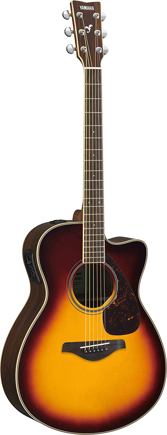 Yamaha FSX830C Folk Concert Size Acoustic Electric Guitar