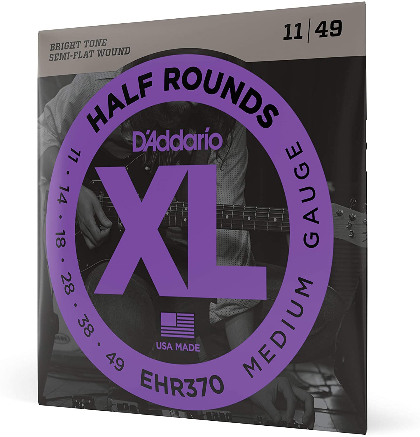 D'Addario XL Half Round Electric Guitar Strings