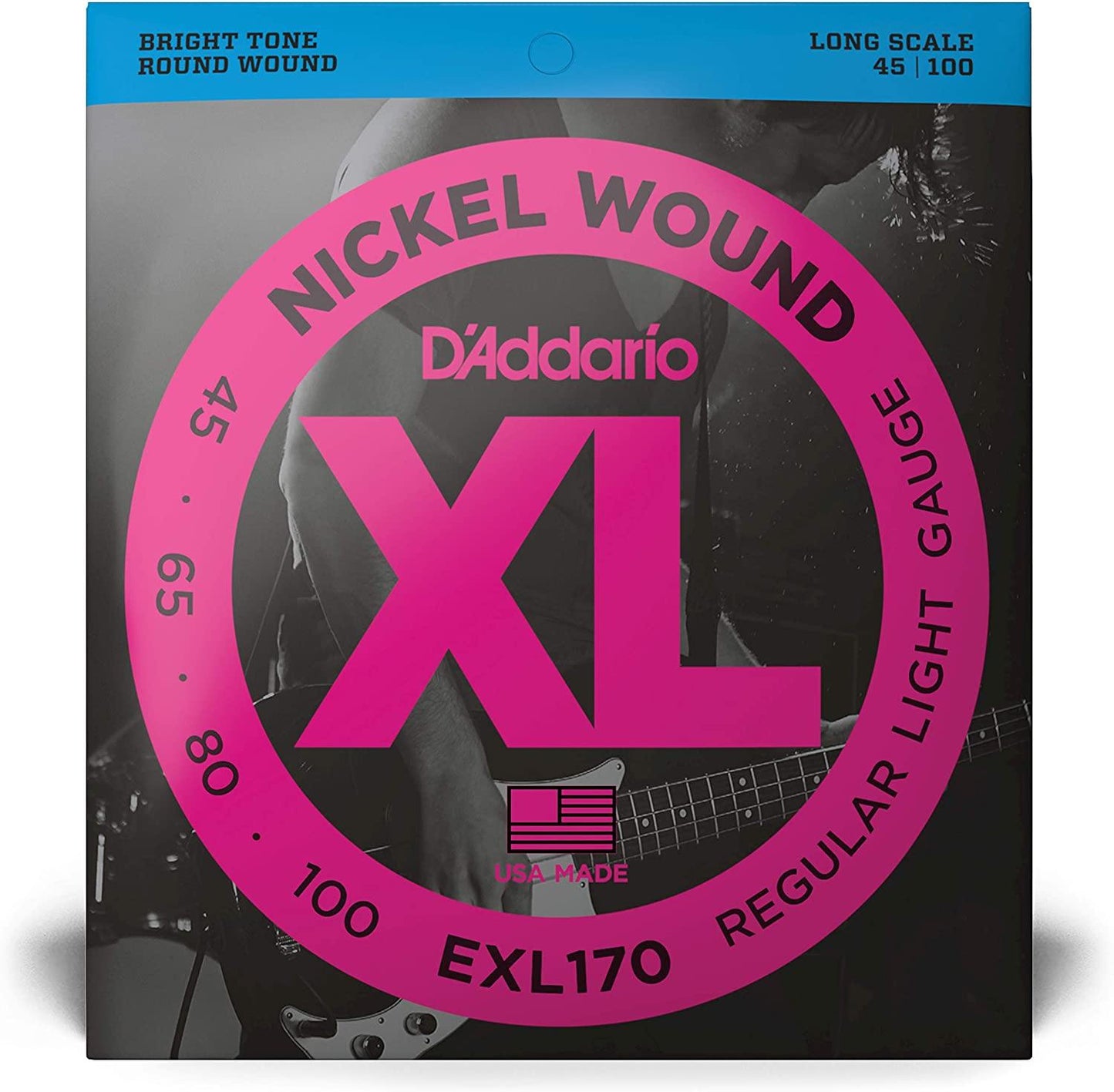 D'Addario XL Nickel Wound Bass Strings LONG SCALE - Rockit Music Canada