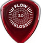 Dunlop Flow Gloss Guitar Pick 3.0mm, 3-Pack