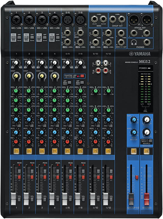 Yamaha MG12 12-Channel Mixer