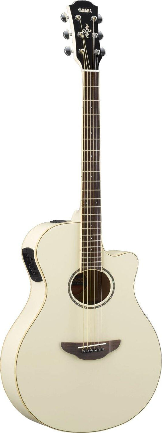 *DEMO Yamaha APX600 Acoustic Electric Guitar VW Vintage White - Rockit Music Canada