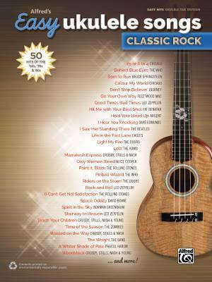 Alfred's Easy Ukulele Songs - Classic Rock: 50 Hits of the '60s, '70s and '80s Book - Rockit Music Canada