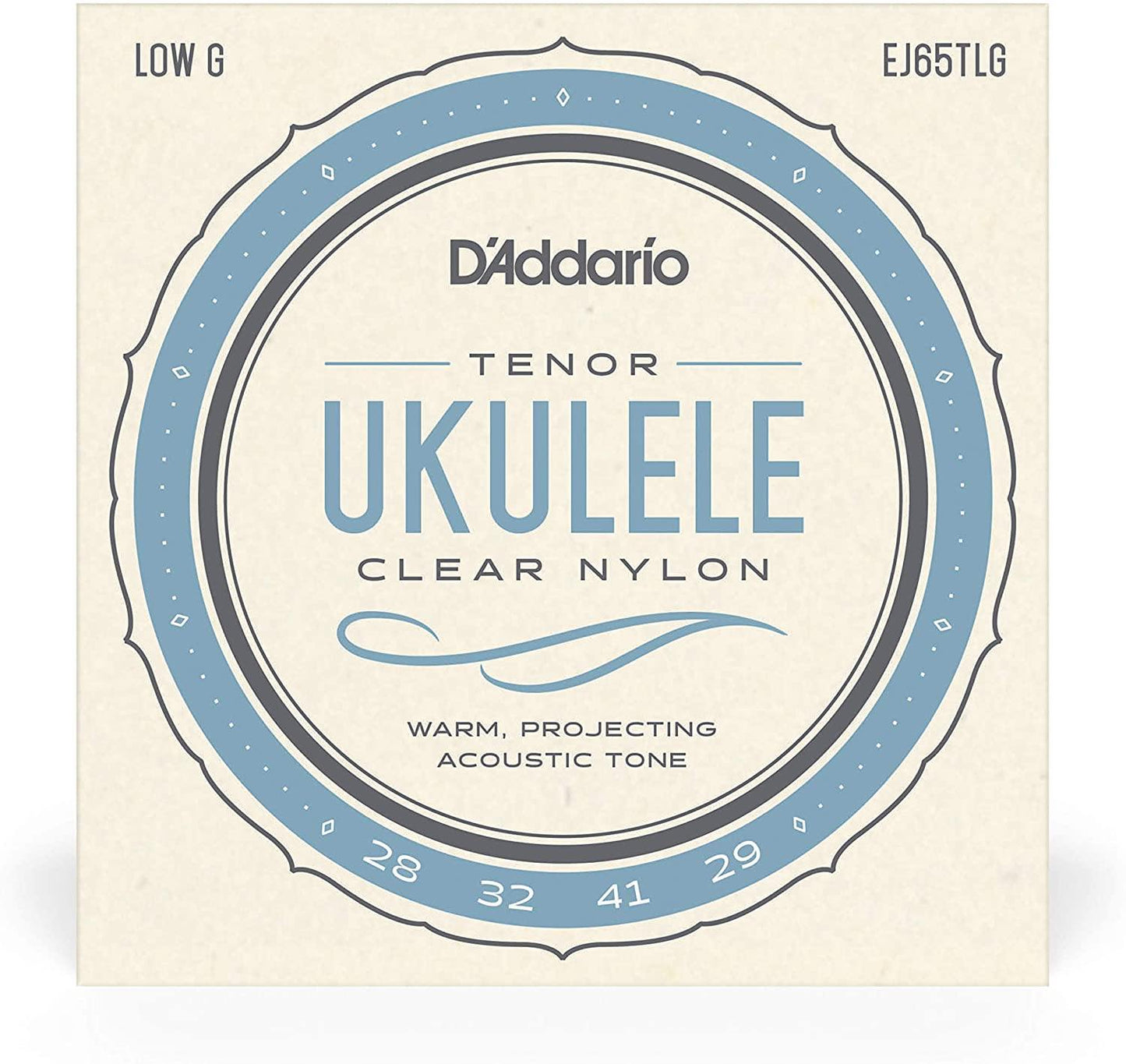 D'Addario EJ65TLG Pro-Arté Custom Extruded Nylon Ukulele Strings Tenor Low-G - Rockit Music Canada