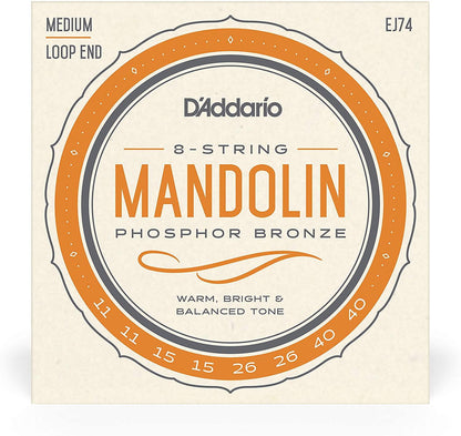 D'Addario EJ Phosphor Bronze Mandolin Strings - Rockit Music Canada