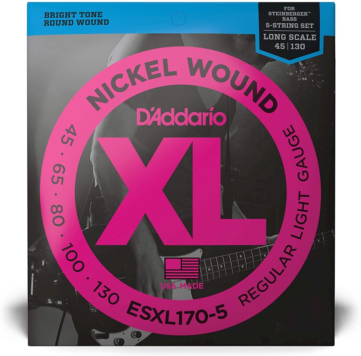 D'Addario XL Nickel Wound Bass Strings LONG SCALE - Rockit Music Canada