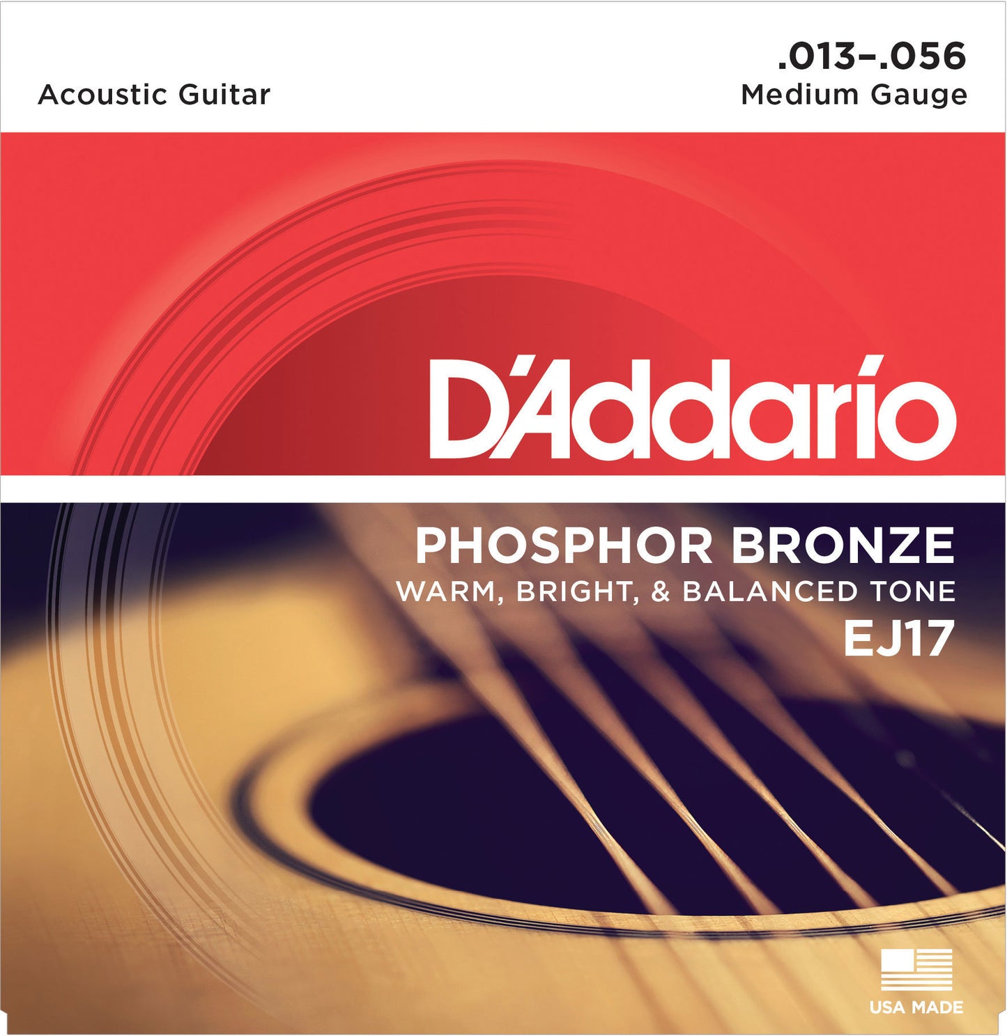 D'Addario Phosphor Bronze Acoustic Guitar Strings